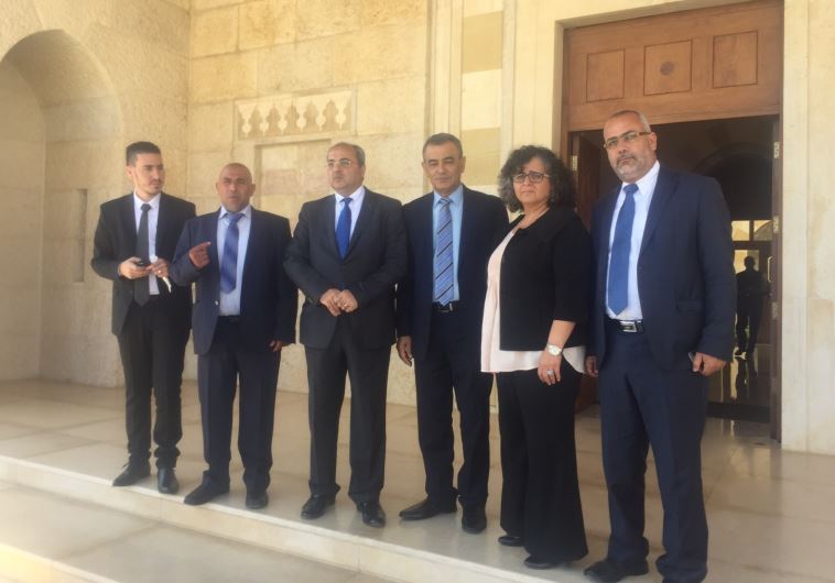 Joint List delegation in Jordan