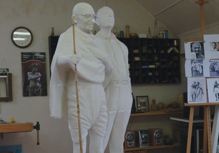 THE STATUES of Mahatma Gandhi and Hermann Kallenbach due to be unveiled on October 2