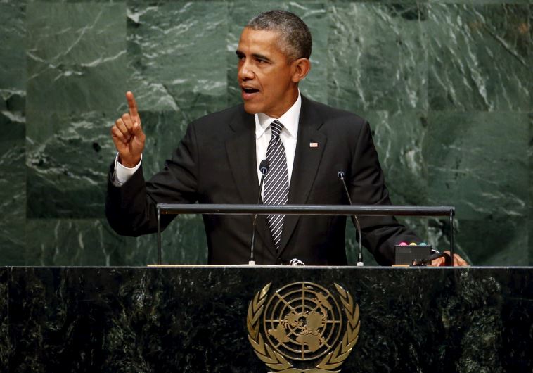 US President Barack Obama addresses United Nations General Assembly