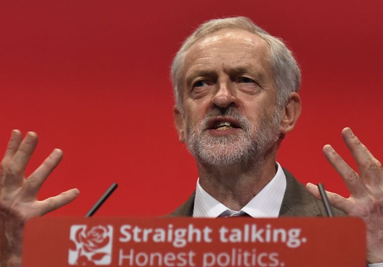 Britain's leader of the opposition Labour Party Jeremy Corbyn