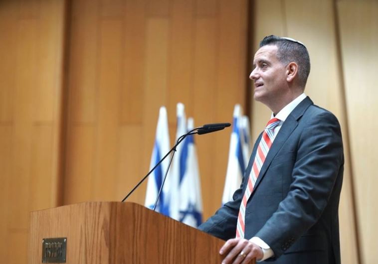 Yisrael Beytenu MK Ashley Perry at the Knesset, October 13, 2015