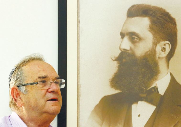 WORLD ZIONIST ORGANIZATION head Avraham Duvdevani speaks in his office
