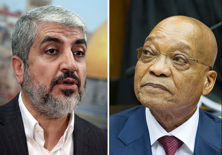 Khaled Mashaal and Jacob Zuma