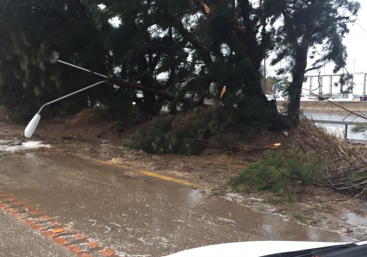 Stormy weather in Israel
