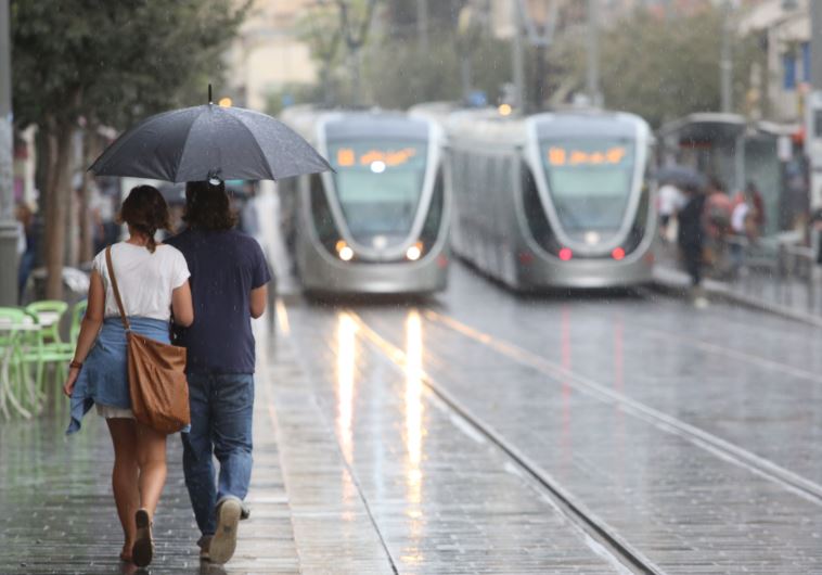 Rain in Jerusalem
