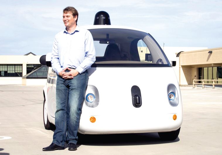 Chris Urmson, director of Google’s Self-Driving Cars Project, seen at a demonstration of a prototype self-driving car in Mountain View, California, September 29