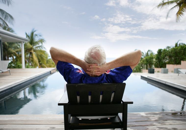 Illlustrative photo of a man relaxing on vacation