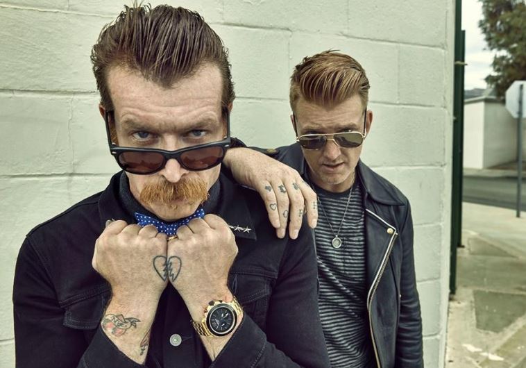Members of the band the Eagles of Death Metal, which was slated to perform at a Paris music hall that came under attack on November 13, 2015