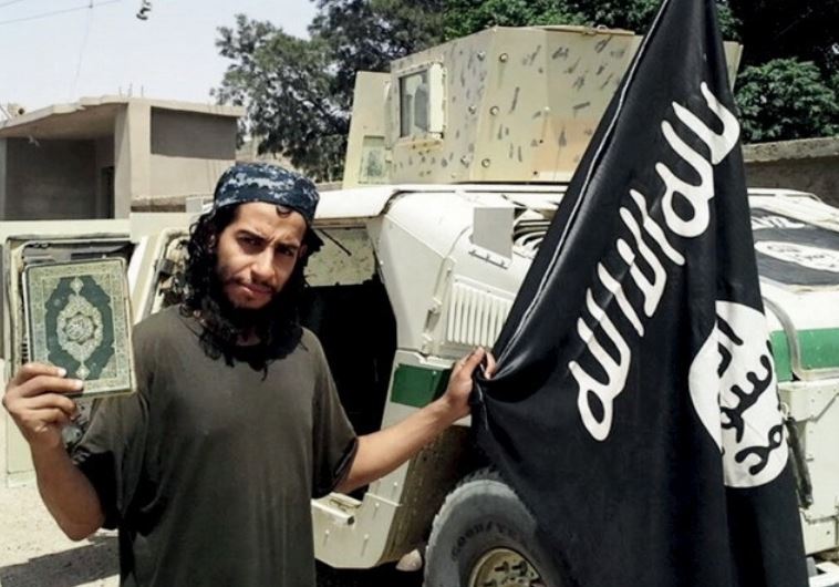 An undated photograph of a man described as Abdelhamid Abaaoud that was published in the Islamic State's online magazine Dabiq and posted on a social media website