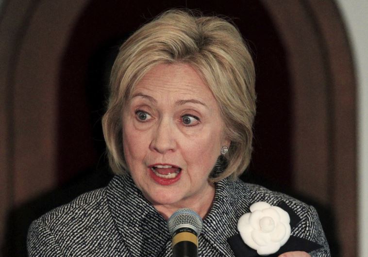 US Democratic presidential candidate Hillary Clinton speaks at the National Bar Association's 60th Anniversary of the Montgomery Bus Boycott in Montgomery