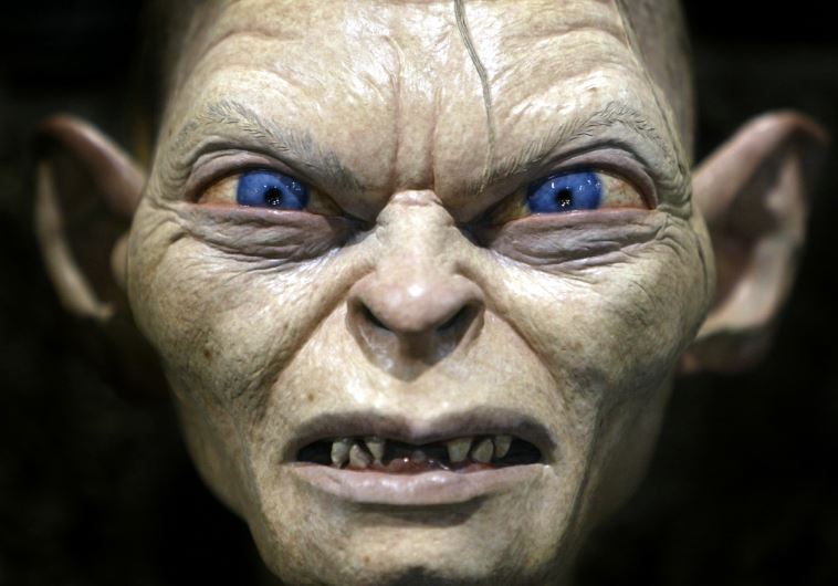Gollum, a special effects creature from the movie 'Lord of the Rings'