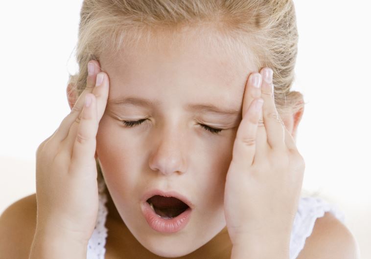 Girl with a headache