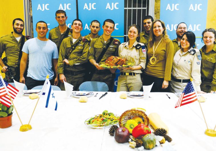 American lone soldiers in the IDF celebrate Thanksgiving in Israel