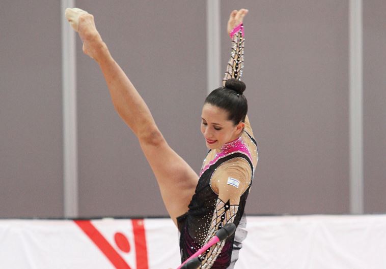 Rhythmic gymnast Neta Rivkin joined her fellow Olympic athletes in lighting candles on the second night of Hanukka