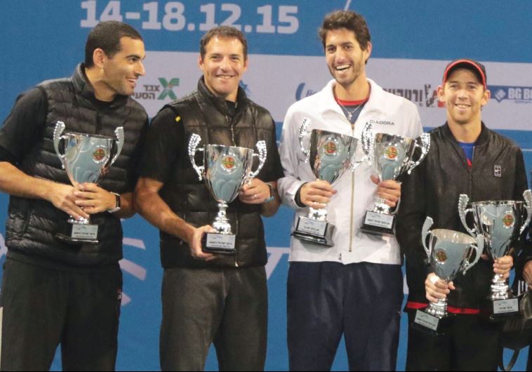 From left to right: Andy Ram, Yoni Erlich, Amir Weintraub and Dudi Sela