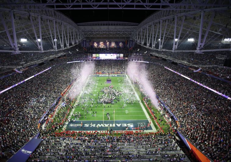 A general view of Super Bowl XLIX at University of Phoenix Stadium in Glendale, Arizona, February 1, 2015