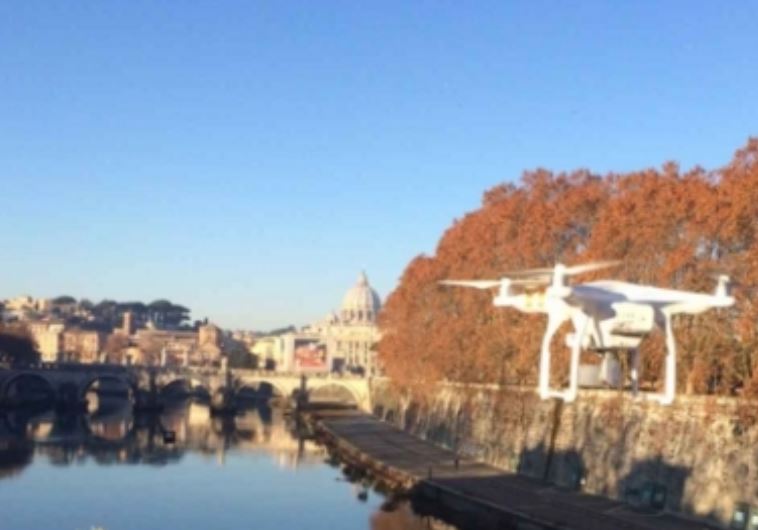 Drone flown by Israelis over Tiber River near Vatican