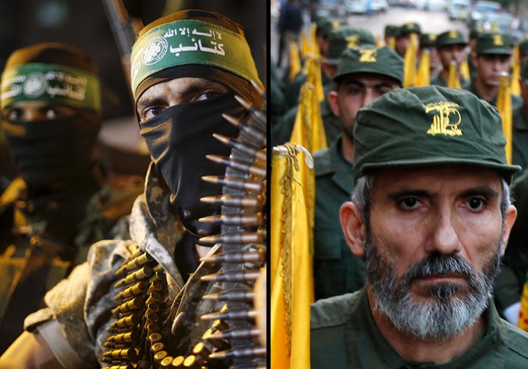 Hamas and Hezbollah fighters