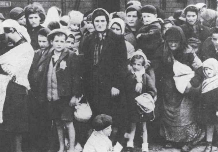 Hungarian Jews arrive in Auschwitz-Birkenau