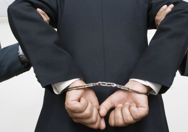 Man handcuffed