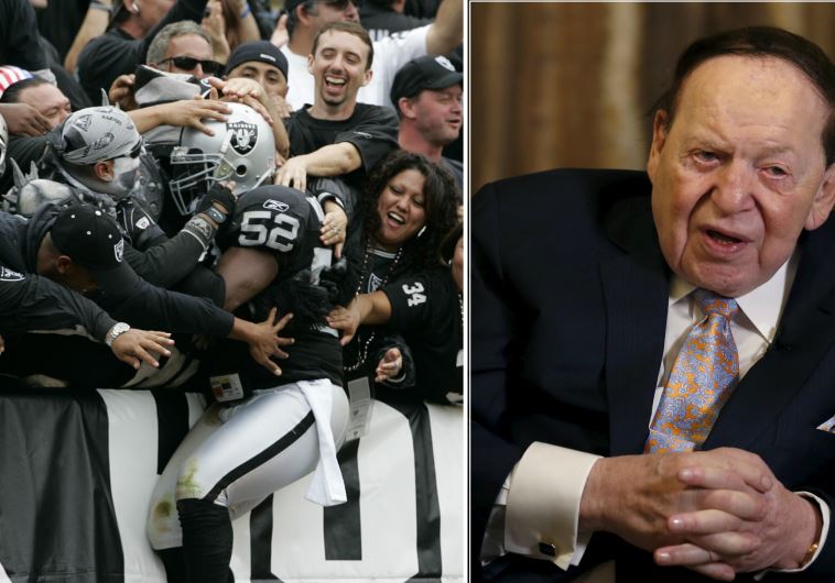 Sheldon Adelson (R) is reportedly involved in efforts to lure the Oakland Raiders to Las Vegas