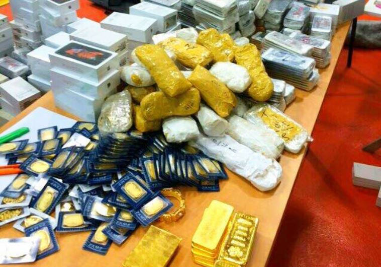 Contraband seized from EU vehicle at Allenby Bridge