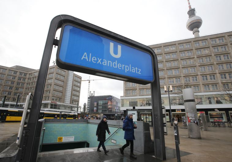 People leave the subway station at Alexanderplatz in Berlin, Germany February 4, 2016