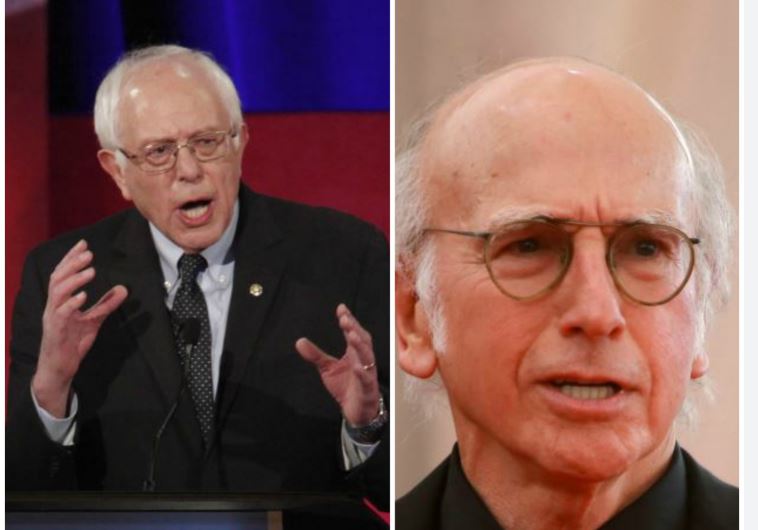 Bernie Sanders and Larry David 