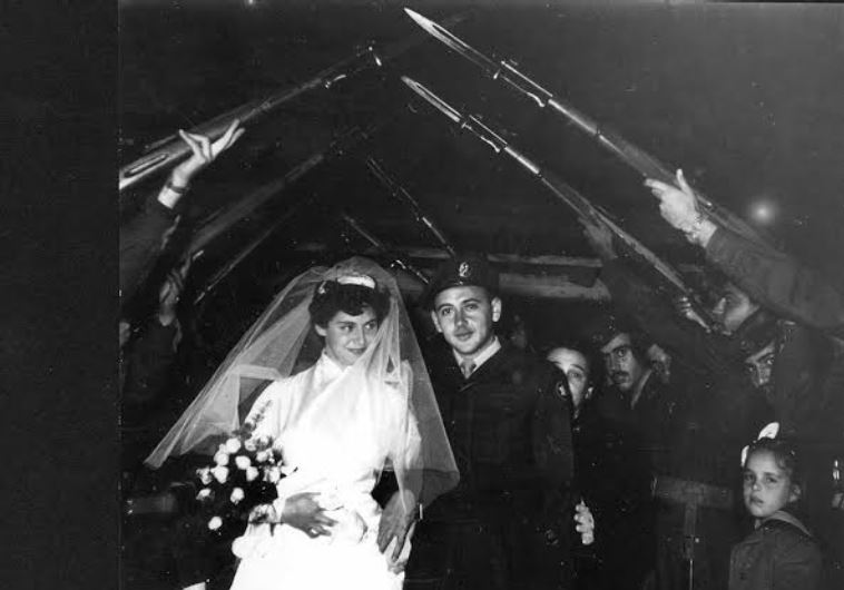 A military wedding in Israel, January 1957 (Photo Y. Mirlin)