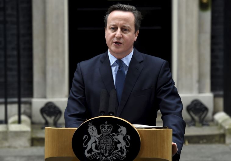 Britain's Prime Minister David Cameron speaks outside 10 Downing Street in London, Britain February 20, 2016