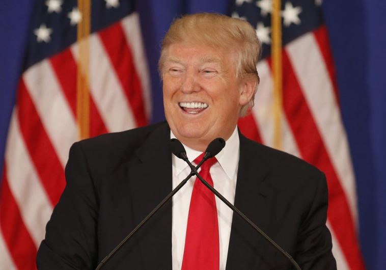 Republican US presidential candidate Donald Trump speaks about the results of the Michigan, Mississippi and other primary elections during a news conference in Jupiter, Florida
