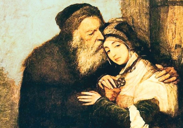 Shylock and his daughter, Jessica, in this painting by Maurycy Gottlieb: A storyline of brokenhearted fathers is still relevant today