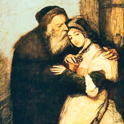 Shylock and his daughter, Jessica, in this painting by Maurycy Gottlieb: A storyline of brokenhearted fathers is still relevant today