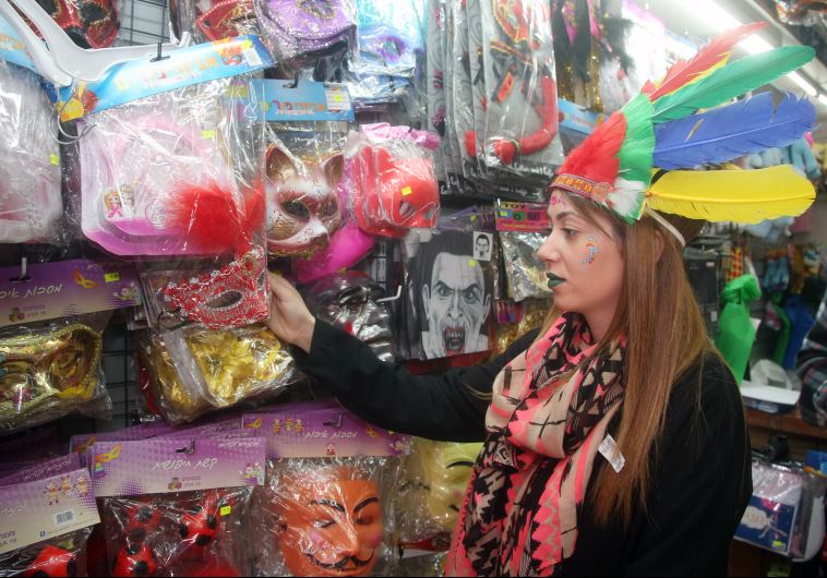 Store sells costumes for Purim