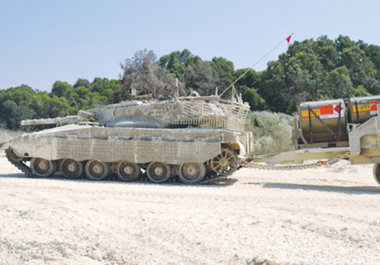THE TWO-WHEELED BACKTRAIL (right) can carry 8 tons of supplies