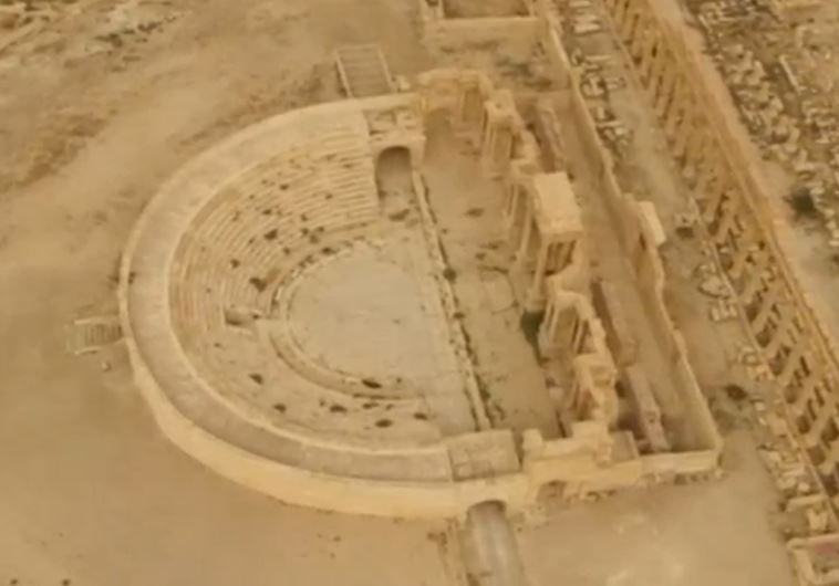 Drone footage shows ancient Palmyra city after Syrian recapture