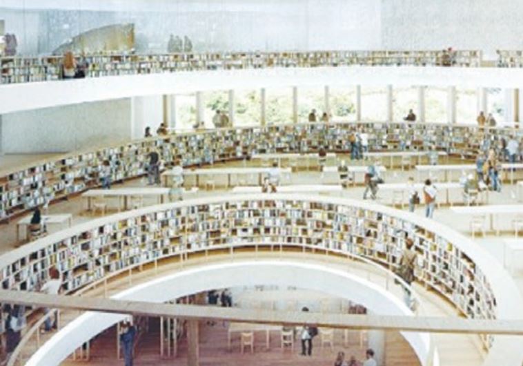 ISRAEL’S FUTURE NATIONAL LIBRARY, designed by Basel architects Herzog and de Meuron, will include a central reading room under a luminous glass dome.