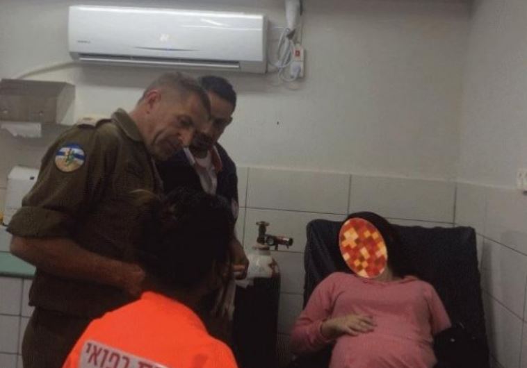 The woman from Dubai accompanied by the Israeli officer