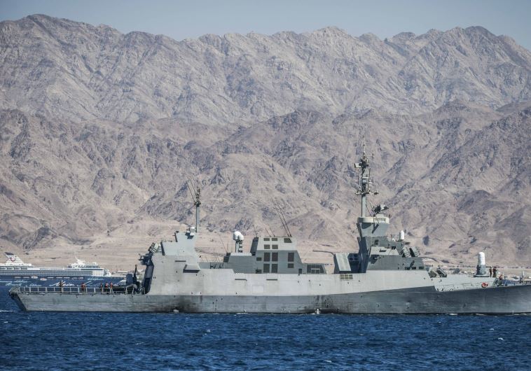 Israel navy drill in the Red Sea