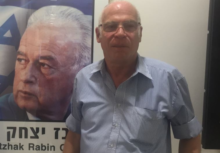 Agriculture Minister Uri Ariel visiting the Yitzhak Rabin Center in Tel Aviv