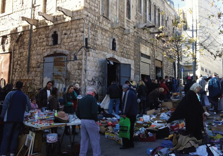 The flea market in downtown Haifa