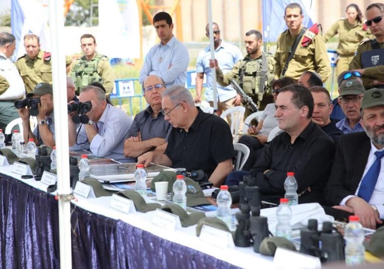 Netanyahu and his security cabinet visit IDF's Judea and Samaria division
