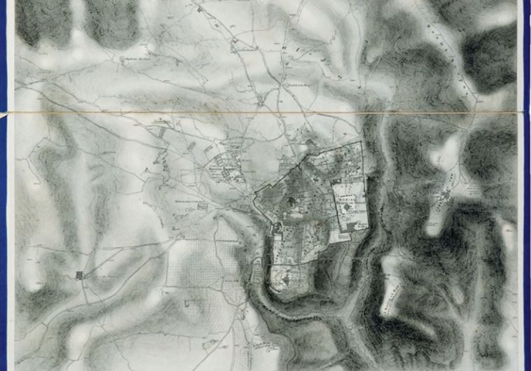 AN IMAGE of one of the maps, which dates from 1864