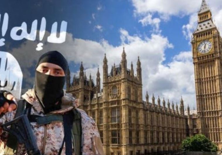 Screenshot of ISIS video threatening attacks in London