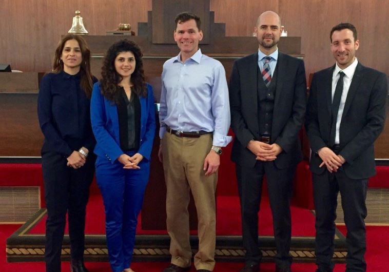 MK Merav Ben-Ari, MK Sharren Haskel, North Carolina State Rep. Grier Martin, MK Amir Ohana and Itzik Shmuly