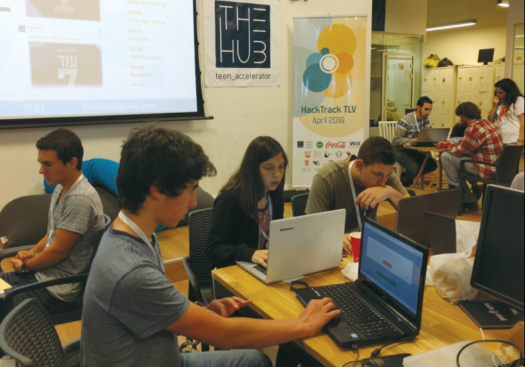 SOME 100 of Israel’s young hi-tech entrepreneurs gather in Tel Aviv Port over the weekend to develop innovative applications at HackTrack TLV.