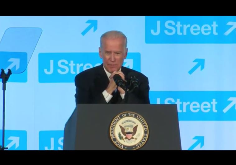 Vice President Joe Biden speaking at J Street
