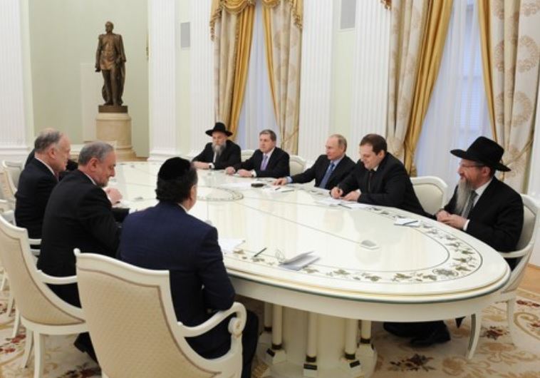 A delegation of the World Jewish Congress (WJC) and the Russian Jewish Congress (RJC), led by WJC President Ronald S. Lauder, was received on Tuesday at the Kremlin by Russian President Vladimir Putin