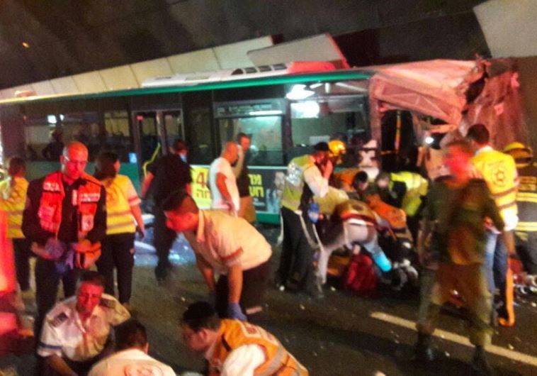 Bus crash in Haifa