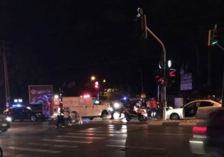 Scene of criminal shooting attack in Tel Aviv